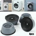 4Pcs Anti Vibration Feet Pads Washing Machine Rubber Mat Anti-Vibration Pad Dryer Non-Slip Universal Fixed Washing Machine Stand.