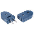 US American Plug 2 Pin Adjustable Male Power Plug Female Socket Outlet Adaptor.