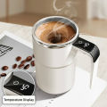 380ML Mini Electric Coffee Self Mixing Mug IP67 Waterproof Food Safe Coffee Mug USB Rechargeable Automatic Magnetic Cup For Tea. 