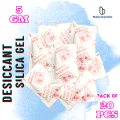Desiccant 5 gram Silica Gel 20 pcs Packet. Silica Gel Desiccant.. 