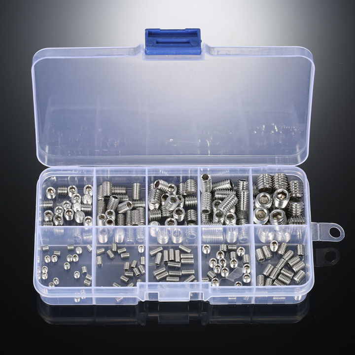 200pcs%20Stainless%20Steel%20Socket%20Screws%20Allen%20Head%20Socket%20Hex%20Set%20Grub%20Screw%20Assortment%20Cup%20Point%20Column%20M3-M6/M8%20Hexagonal%20Screw%20Kit%20-%20Image%205