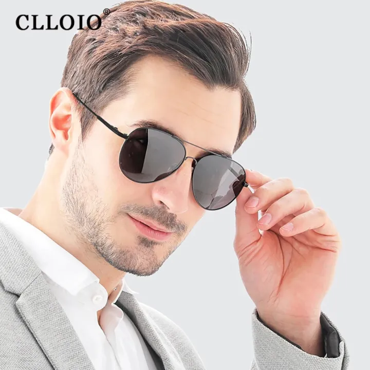 CLLOIO%20Titanium%20Alloy%20Polarized%20Sunglasses%20Men%20Women%20Fashion%20Photochromic%20Sun%20Glasses%20Chameleon%20Anti-glare%20Driving%20Oculos%20de%20sol%20-%20Image%204