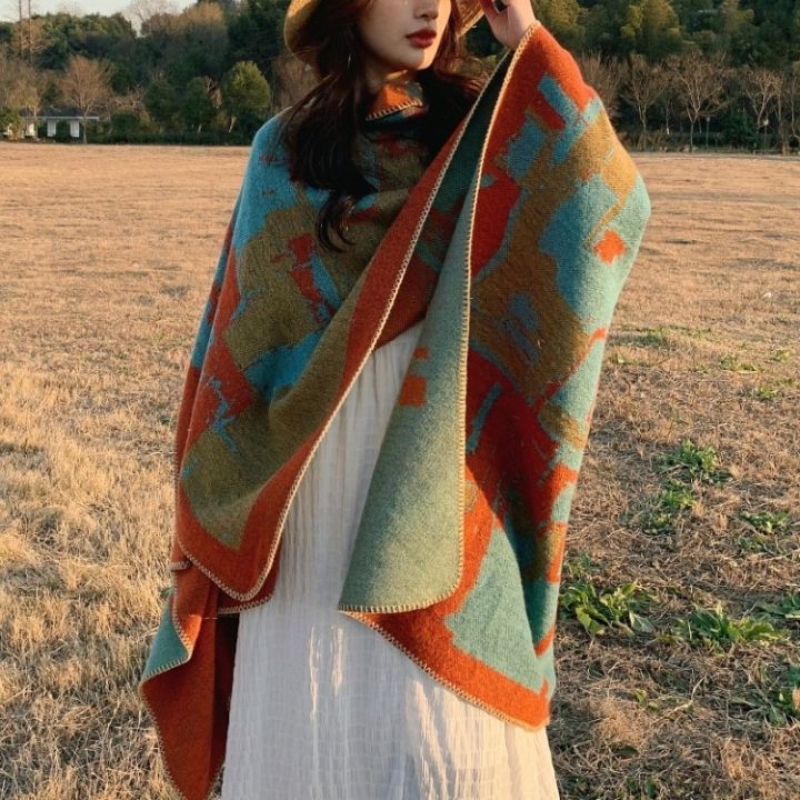 Western%20Tibet,%20Northwest,%20Gannan,%20Travel%20Clothes,%20Western%20Sichuan,%20Yunnan%20National%20Style,%20Cape%20and%20Shawl,%20Xinjiang%20Travel%20Wear,%20Autumn%20Women%20-%20Image%204