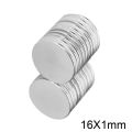 10~500pcs 16x1 mm Rare Earth Magnets Diameter 16x1mm Small Round Magnet strong 16mmx1mm Permanent Neodymium Magnet disc 16*1 mm. 