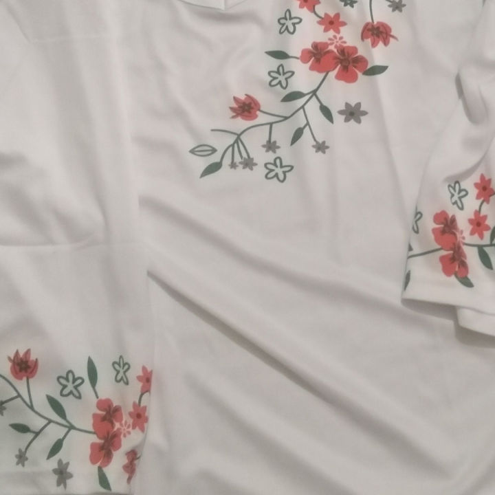fashion%20%20ladies%20Cotton%20%20short%20sleeve%20casual%20girl's%20print%20new%20t-shirt%20-%20T%20Shirt%20For%20Women%20-%20Image%203