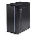【Case Only】Mini ITX/M-ATX Computer Gaming PC Case RGB Cooling Fan USB Audio Interface PC Case for Home Office Pur.