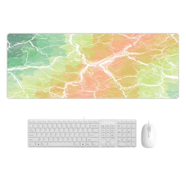 300x800x2mm Marbling Wear-Resistant Rubber Mouse Pad
