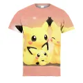 Summer 2023 New Pikachu Anime Men's And Women's T-shirt Trend Women Cute Fashion Children's Short-sleeved T-shirt. 