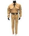 Men's khaki Security Guard Uniform full set  - Security Guard dress full set Pant shirt ,Cap, Belt , Epaulet. 