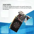 Computer Graphics Card, PCI Express X16 3.0 64bit 2GB DDR3 HD Multimedia Interface Graphics Card Integrated with 2 Bracket for Desktop. 