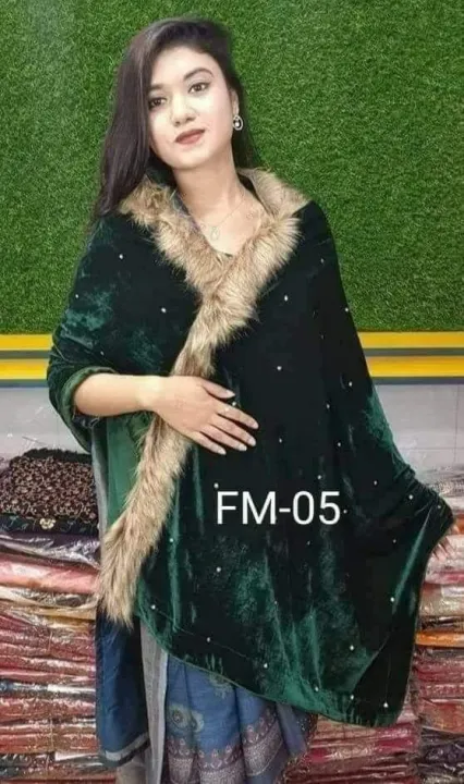 New%20Model%20High%20Quality%20Velvet%20Shawl%20&%20Stone%20works,%20Comfortable%20Soft%20Winter%20Wear%20Velvet%20Chador%20-%20Image%204