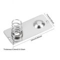 Big Size Metal Battery Spring Terminal Nickeling Plate Connector- 3Pair Holder Steel Contact Copper Wire Positive Negative Conversion Remote For AA AAA 18650 14500 Etc. Batteries. 