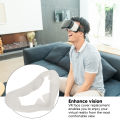 Silicone VR Face Cover, Fully Enclosed Light Blocker VR Face Pad Washable for Entertainment. 