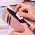 Ladies leather wallet women long flap high-end luxury long multifunctional buckle leather wallet.