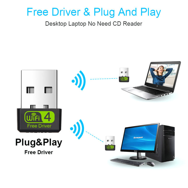 RTL%208188%20Chip%20Wifi%20USB%20Receiver%20150Mbps%20Wi-Fi%20Adapter%20For%20PC%20USB%20Ethernet%20WiFi%20Dongle%202.4G%20Wireless%20Network%20Card%20Free%20Driver%20-%20Image%203