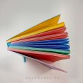 200 sheet Multicolor paper-Aesthetic design Notebook (7.5"/5.5" size).