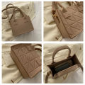 New Minimalist Felt Solid Color Small Square Bag Spring Women's Casual Diagonal Cross Handbag Watty Store. 