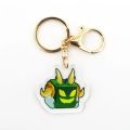 Anime Game Blox Fruits Keychain Toy Fruit Leopard Pattern Box Cartoon Toy Pendant Acrylic Fruits Toy Birthday Gift for Children.