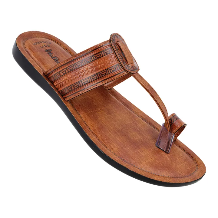Walkaroo Gents Tan Color Casual And Comfortable Footwear