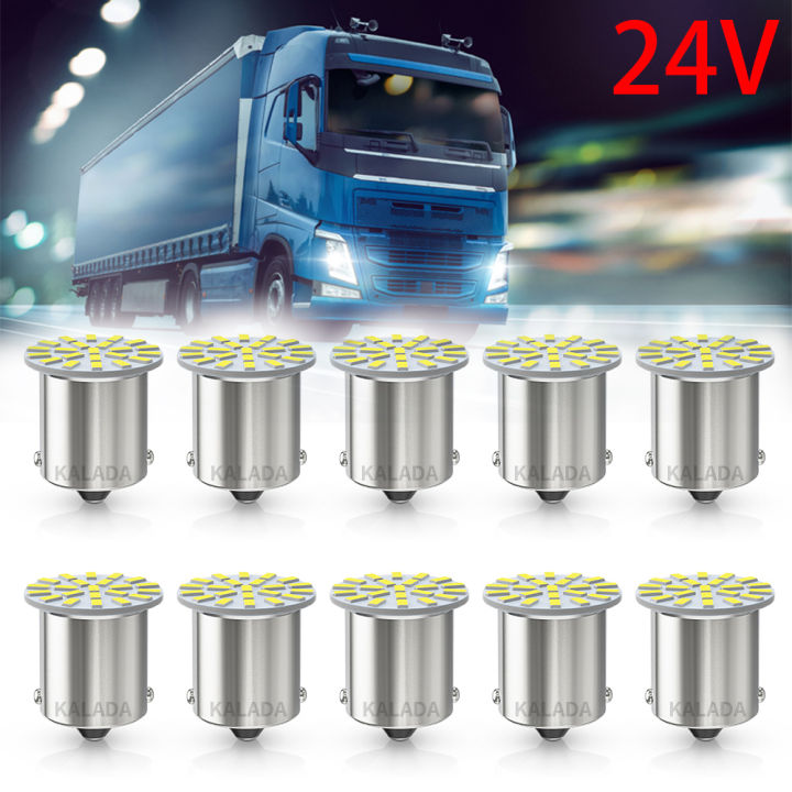 %E3%80%90Exclusive%E3%80%91%2020pcs%2024V%20Car%20LED%20Light%20led%201156%20BA15S%201157%20BAY15D%20Bulb%203014%2022SMD%20Truck%20Bus%20RV%20DRL%20Daytime%20Running%20Light%20Tail%20Signal%20Lamp%20White%20-%20Image%202