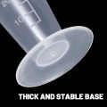 1/5pcs 50/100ML Transparent Graduated Measuring Cup Plastic Triangular Measuring Cup Paint Mixing Cup Kitchen Tool.
