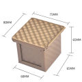 Square Loaf Pan with Lid Toast Mold Bread Pan Pullman Loaf Pan with Cover Non-Stick Mini Water Cube Toast Box.