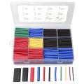 560PCS Heat Shrink Tubing, Electrical Wire Cable Wrap Assortment Electric Insulation Heat Shrink Tube Kit with Box. 
