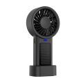 Mini Fan with Solar & USB Charging, 5-Speed Handheld Pocket Fan for Outdoor Use, Eco-Friendly Cooling Device. 