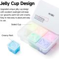 HIMI Glow in The Dark Jelly Gouache Paint Set, 6 Colors 23ml.