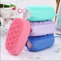 Silicone Body Scrubber Bath Sponge - 2 in 1 Exfoliating Body Brush. 