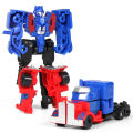 Mini Transformation Cars Kid Classic Robot Car Toys Action & Toy Figures Plastic Deformation Boys Gifts for Children. 