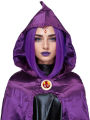 cosplay Synthet wigs Role playing wigs Comic and anime characters Gradient color Teen Titans Go Purple; Raven crow gift wig cap.