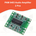 2 Pcs PAM8403 Digital Audio Amplifier 3W + 3W Stereo Class D 5V Amplifier Board. 