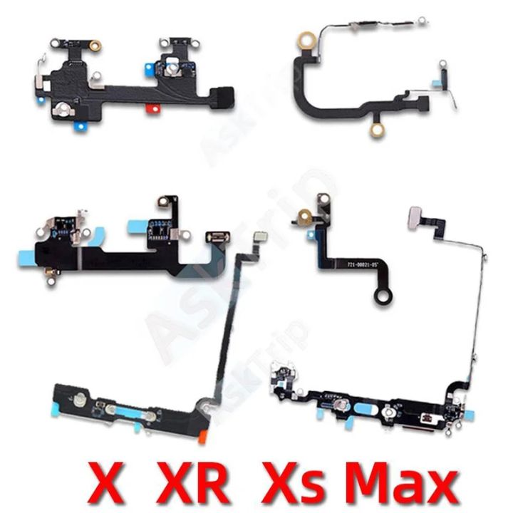 Original Wifi Antenna Flex For iPhone X Xs Max XR Bluetooth NFC GPS Signal Cellular Flex Cable Repair Phone Parts
