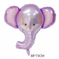 Jungle Cartoon Animal Balloons Elephant Foil Balloons Baby Boys Girls Birthday Party Decorations Baby Shower Kids Helium Balloon. 