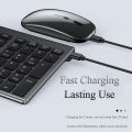 Wireless Bluetooth Keyboard Three-mode Silent Full-size Wireless Keyboard and Mouse Combo for Notebook Laptop Desktop PC Tablet.
