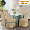 6 pis chair cover turki Elastic Stretch Chair Cover for all dining chair from Falah Home. 