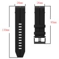 26mm Leather Texture Watch Band For Garmin D2 Charlie. 