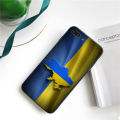 【Solo Yolo】Ukraine flag DIY painted bling phone case for iPhone 13 12pro Max 11 pro XS Max 8 7 6 6s Plus X 5 5S se 2020 XR case. 
