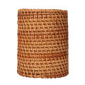 Rattan Chopsticks Tube Shovel Spoons Bucket Dinner Knives Forks Tableware Storage Box Home Storage Baskets Organizer A.