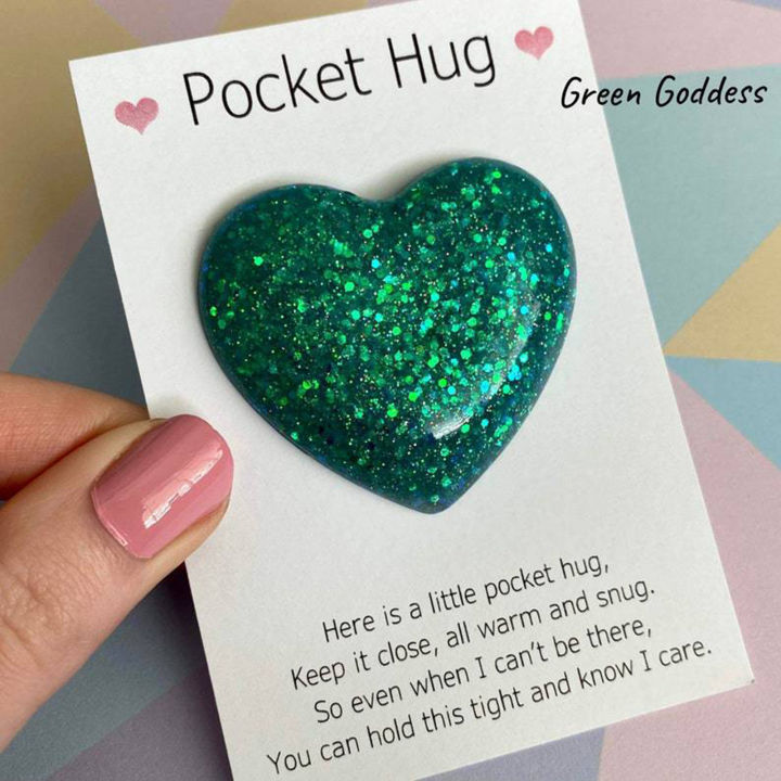 Special Pocket Heart Hug Keepsake and Ornament Bring Joy for Girl Woman Lovers