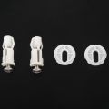 Toilet Seat Hinges Screws WC Hole Fixing Easy Installation 2 Pack. 