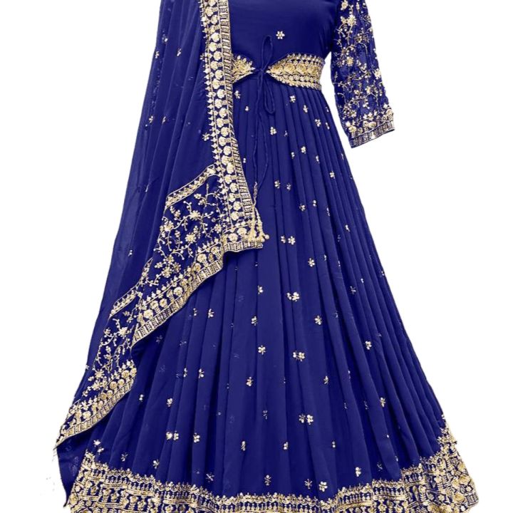 Georgette%20Embroidery%20New%20Stylish%20Semi%20Stitched%20Party%20Long%20Gown%20For%20Women%20-%20Image%208