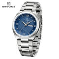 NAVIFORCE 8030 SBE Luminous Hands Luxury Quartz Date Watch for Men Watch. 