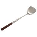 Wok Spatula and Ladle Tool Set, 17 Inches Spatula for Wok, Stainless Steel Wok Spatula.