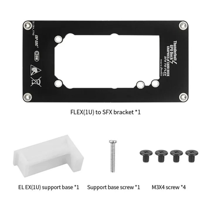 FLEX(1U)%20to%20SFX%20Bracket%20SFX%20to%20FLEX%20Adapter%20Holder%20for%20TH3P4G3%20-Compatible%20GPU%20Dock%20Case%20Replacement%20Parts%20-%20Image%203