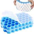 Silicone Ice Cube Tray 37 Cavity Ice-Making Box - Ice Cube Tray. 