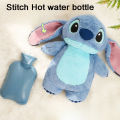 Stitch Hot Water Bag Kawaii Disney Lilo Stitch Anime Plush Doll Cute Angel Kids Toys Injection Water Warm Bag Gifts for Funny. 