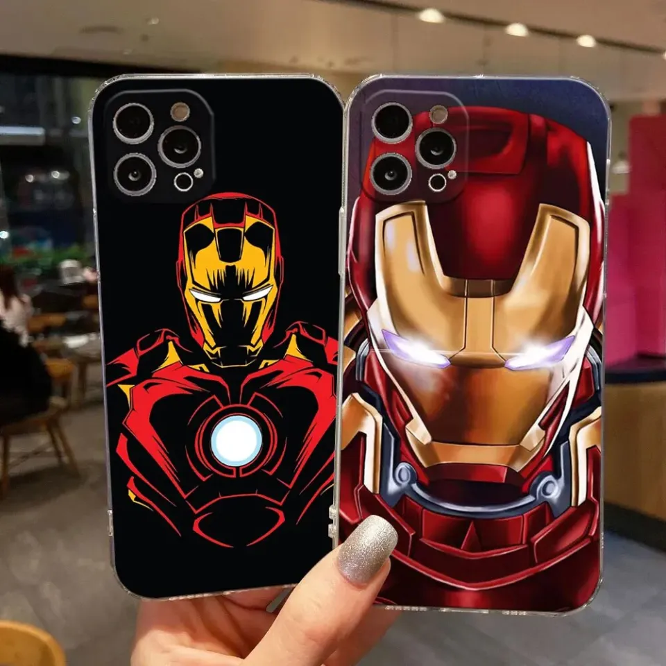 bracelet diy accessories Iron Man Marvel Clear Phone Case For