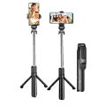 XT-02 Selfie Stick Wired Remote Shutter Monopod Bluetooth Extendable Handheld Stabilizer Stand Tripod.